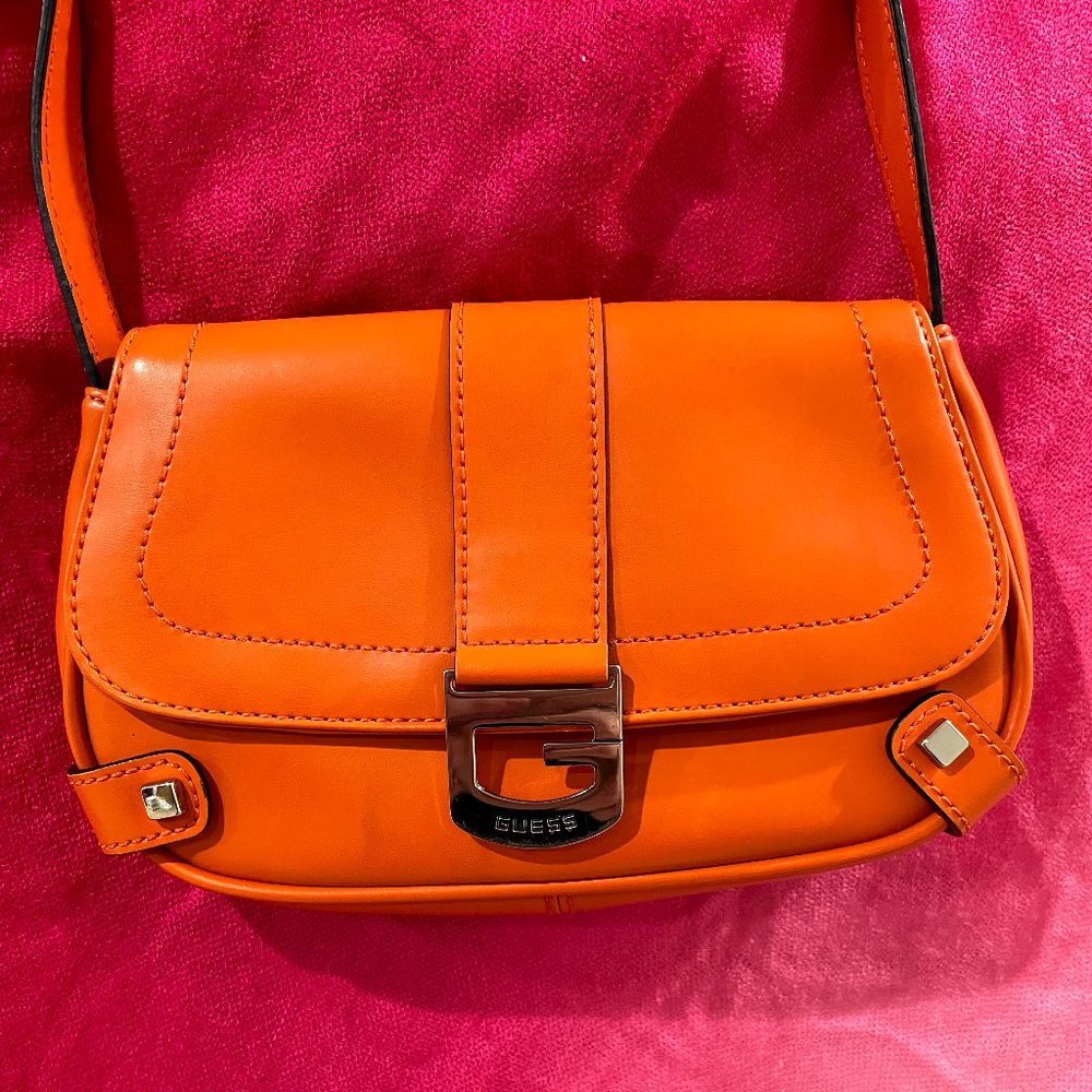 Guess Orange Clutch